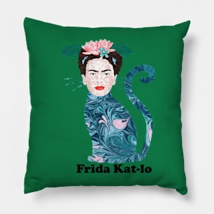 Frida Kat-lo! Pillow