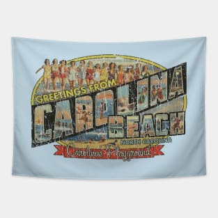 Greetings From Carolina Beach 1954 Tapestry