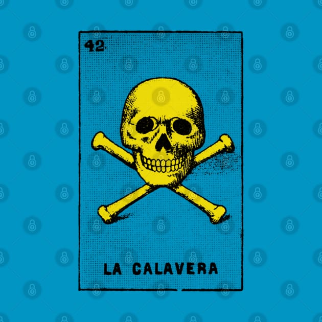 La Calavera ------ Mexican Skull Vintage Design by DankFutura