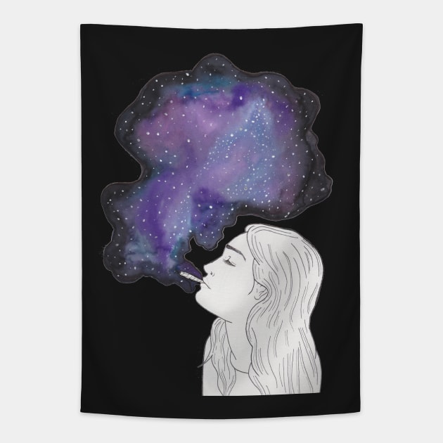 Up in smoke Tapestry by marissafv