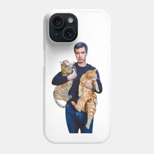 Nathan Fielder And His Cats Phone Case