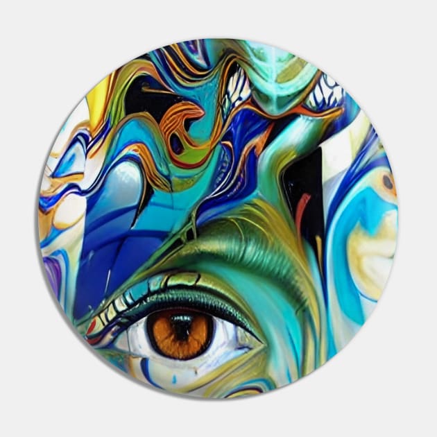 Eye in abstract Pin by rolffimages