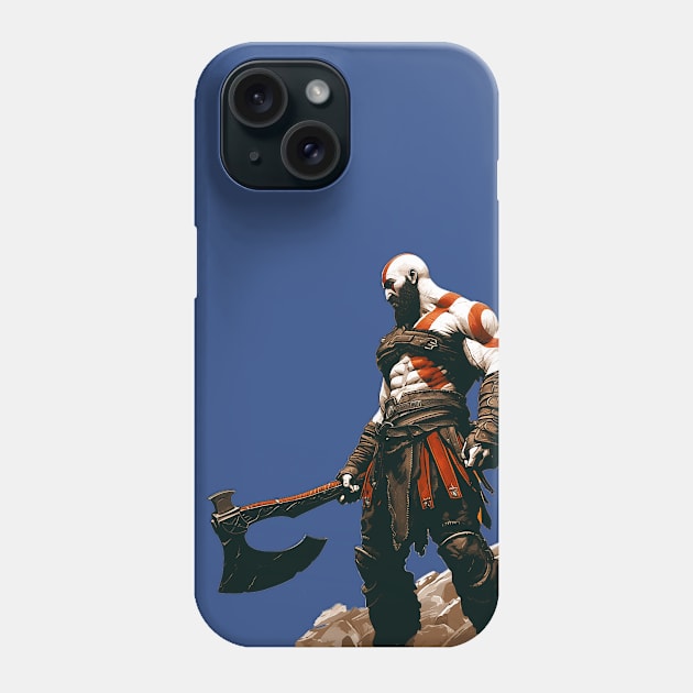 kratos Phone Case by peterdoraki