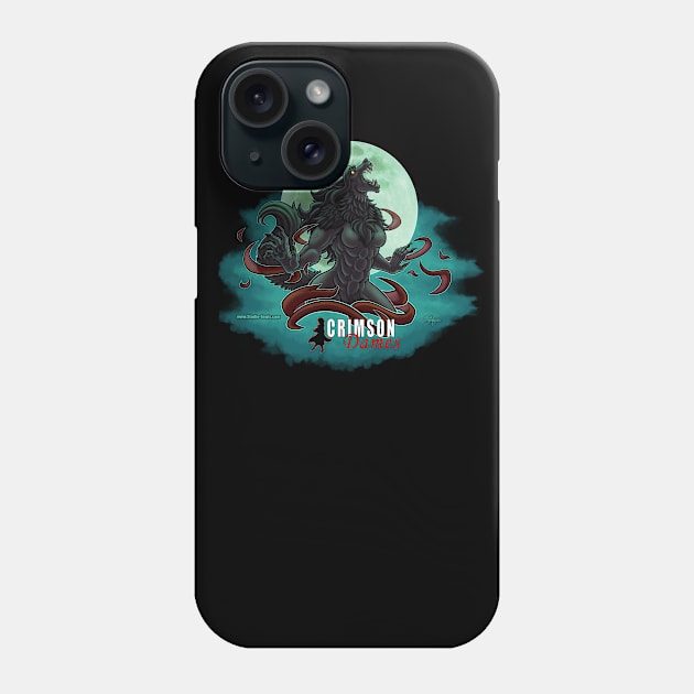 Crimson Dames - Orphan Shewolf - Art on back. Phone Case by Ciel of Studio-Aegis