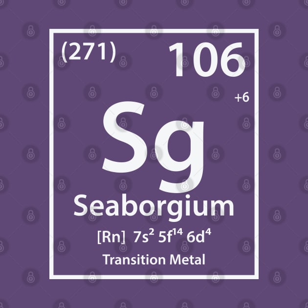 Seaborgium Element by cerebrands