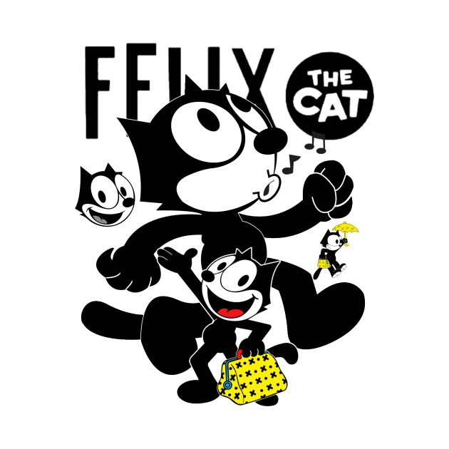 Felix The Cat Keep Walking by lazymost