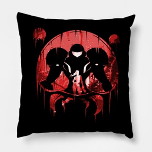 Galactic Bounty Hunter Red Pillow