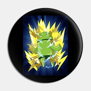 Super Saiyan Android Bot (Background) Pin