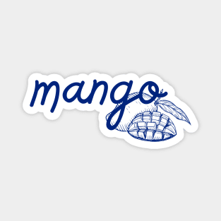 mango - Thai blue - Flag color - with sketch Magnet