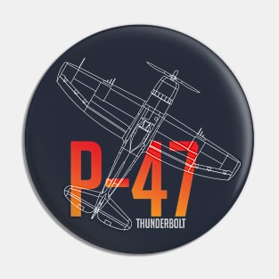 Legendary Wings: The P-47 Thunderbolt Chronicles Pin