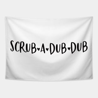 Scrub a dub dub Tapestry