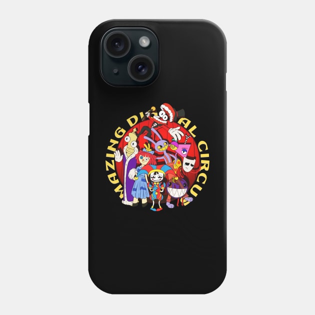 the amazing digital circus crw Phone Case by Jello_ink