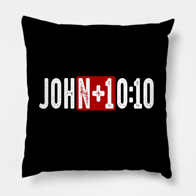 JohnN+10:10 Pillow by dcescott