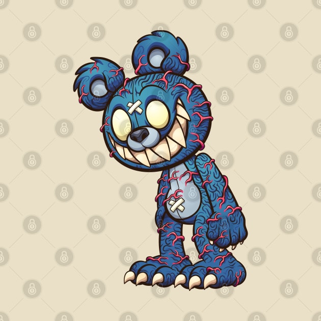 Scary Teddy bear by memoangeles