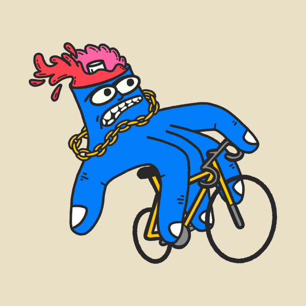 Hand Bike Dude by jefcaine