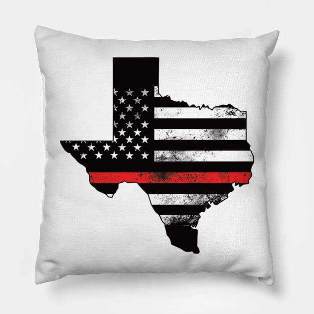 texas american flag Pillow by hatem