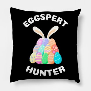 Eggspert Hunter Easter Egg Pile Pillow