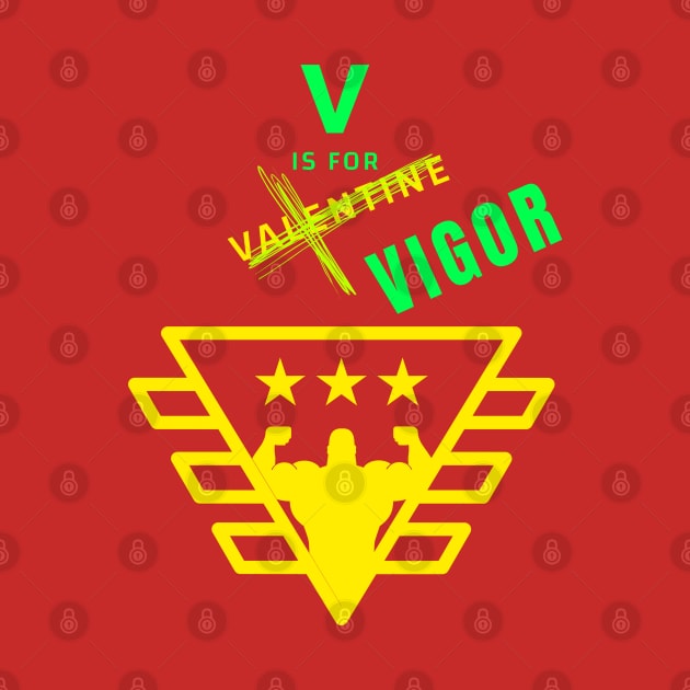 V is for Valentine Vigor by TCubeMart