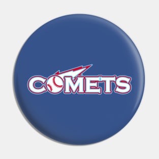 Comets Baseball Logo Pin