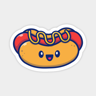 Cute Hotdog Magnet