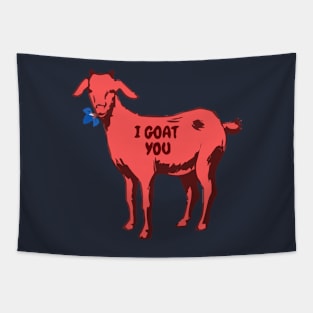 I goat you - funny Tapestry