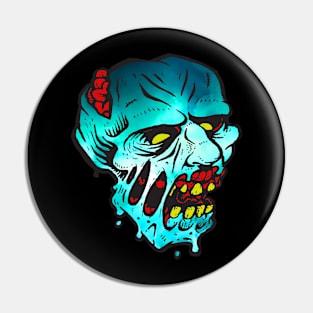 Flesh Eating Zombie Pin