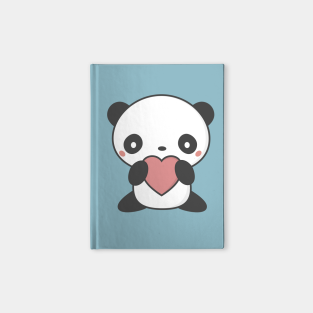 Chibi Panda Notebooks Teepublic Completely handmade by me using polymer clay, jewelry findings, acrylic happy panda. teepublic