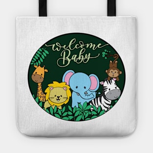 Welcome Baby - Jungle Tote