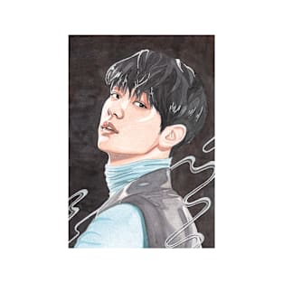 Choi Soobin TXT Watercolour Painting T-Shirt