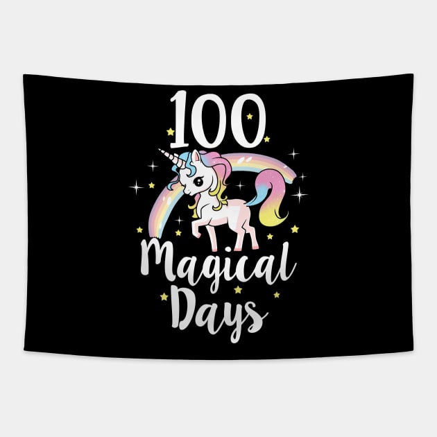 100 Days Of School Cute T-shirt Tapestry by KsuAnn