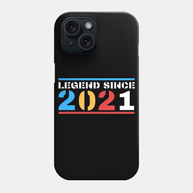 Legend Since 2021 Phone Case by BestOfArtStore