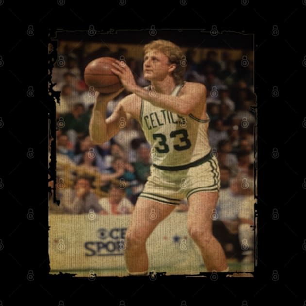 Larry Bird Celtics Vintage by CAH BLUSUKAN