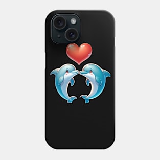 Dolphin Love Phone Case