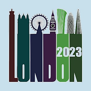 London Skyline 2023 T-Shirt