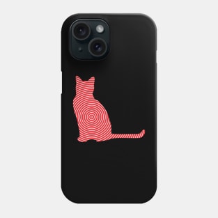 Cat Line Art Phone Case