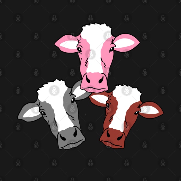 Strawberry Cow Chocolate Milk Cow and Normie Cow #2 by isstgeschichte