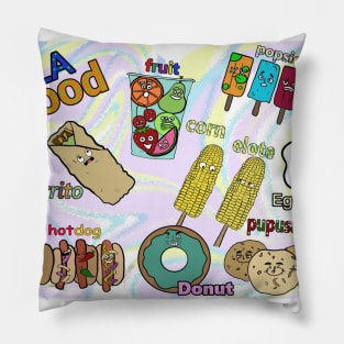 Los angeles food Pillow