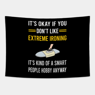 Smart People Hobby Extreme Ironing Tapestry