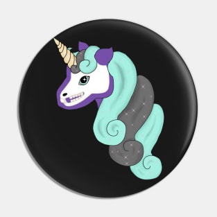 Sierra Sparkle- Skeleton Unicorn Pin