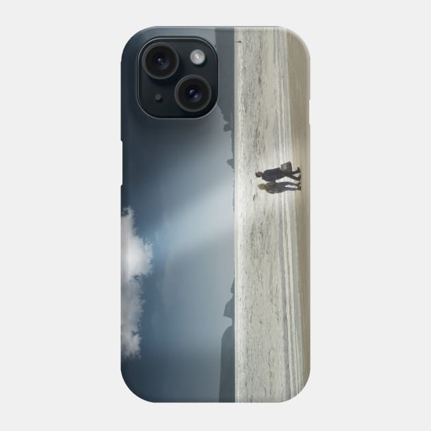 Tenby Beach Scene, Wales Phone Case by JonDelorme