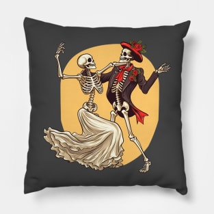 Dancing Skeletons Pillow