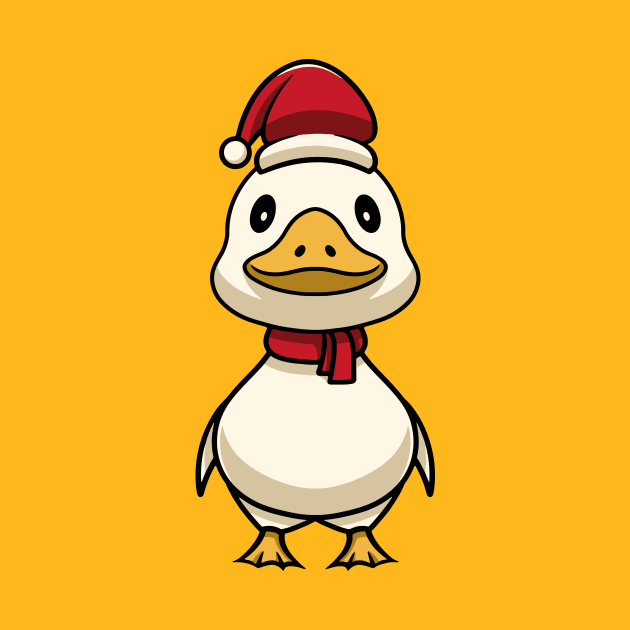 Cute Christmas Duck by Cubbone