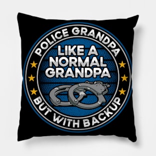 Police Grandpa Like a Normal Grandpa But With Backup Pillow