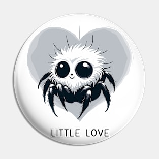 Cute adorable little love jumping spider Pin