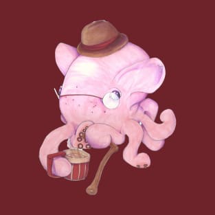 Quincey, Gentleman Octopus T-Shirt