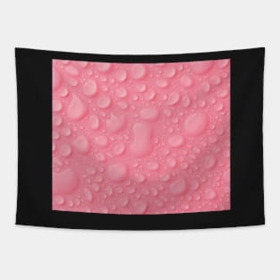 Pink waterdrops Tapestry