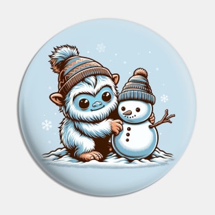 Li'l Legends™: Yeti Builds a Snowman Pin