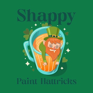 Shappy Paint Hattricks St Patrick's Day T-Shirt