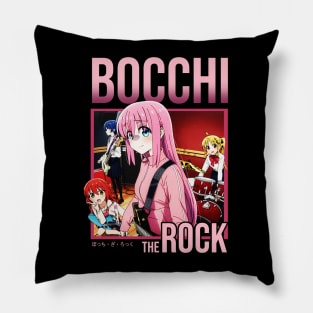 Bocchi The Rock Vintage Bootlag Pillow