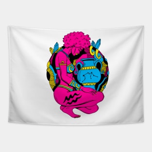 CMYK Aquarius Beauty Tapestry